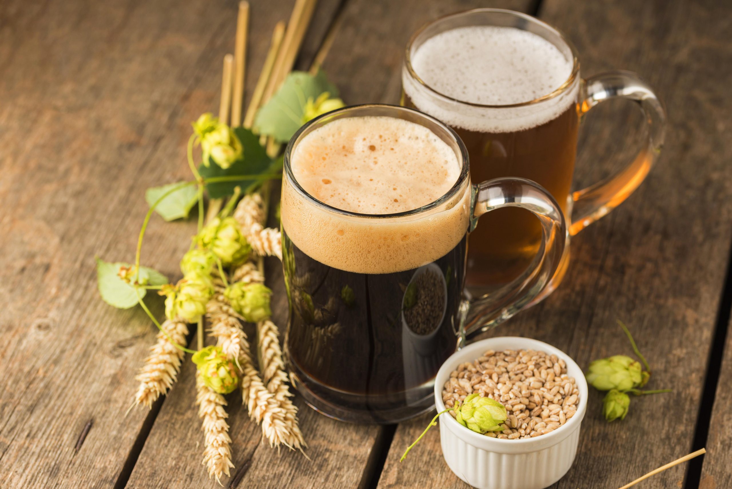 Beer and amphora